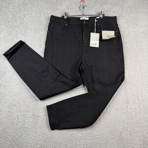 Everlane Jeans Womens 33 Black The High Rise Skinny Ankle Jean Work Wear NWT